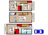 六実4丁目戸建て貸家 3LDKの間取り