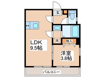 間取図 仮）昭島市朝日町３丁目Ⅰ