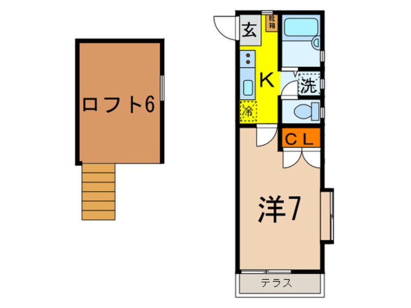 間取図 レインボーハイム