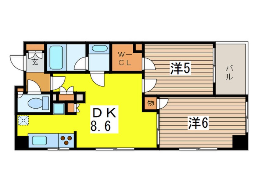 間取図 プライムアーバン日本橋人形町