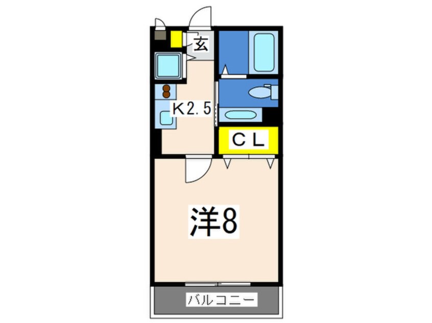 間取図 リヴェ－ル金沢八景