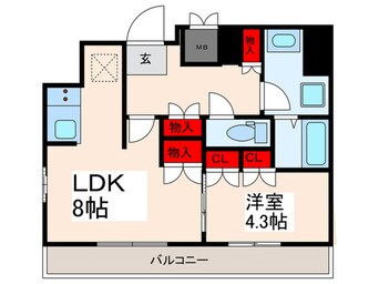 間取図 プレノ清澄庭園