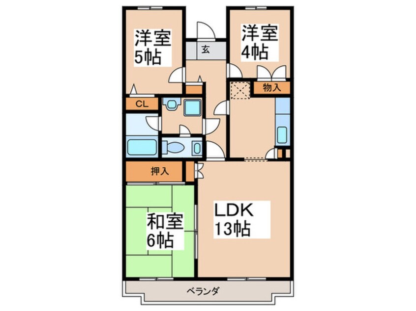 間取図 メイフラワ－壱番館