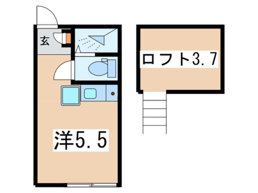 間取図 メゾンパル白楽