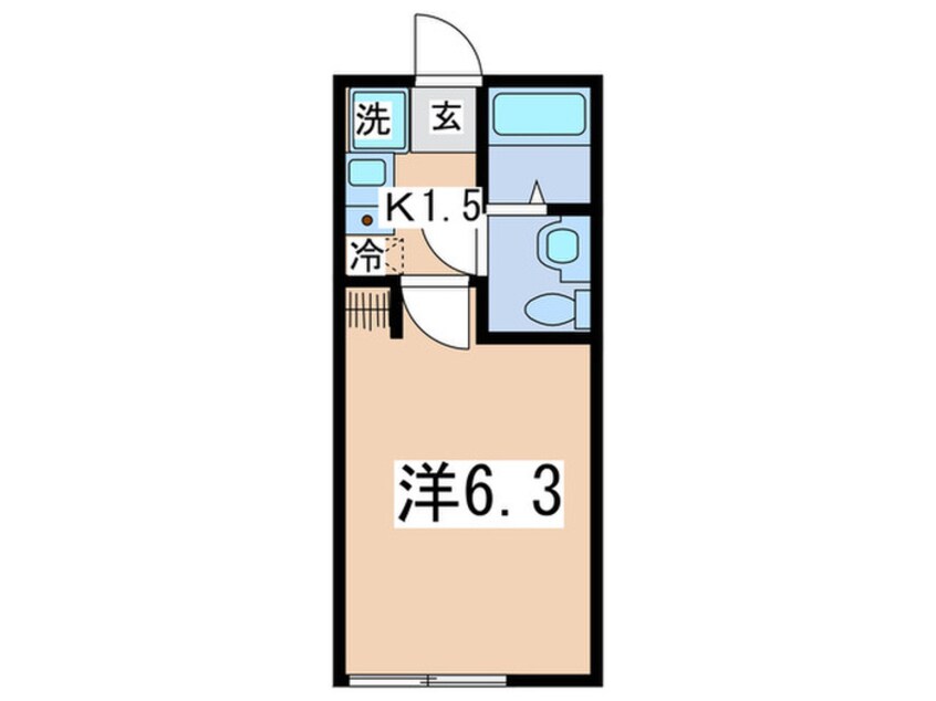 間取図 コムフィ杉田