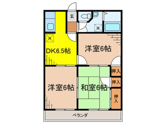 間取図 ﾒｿﾞﾝﾄﾞ･ｿﾜｻﾝﾄﾞ