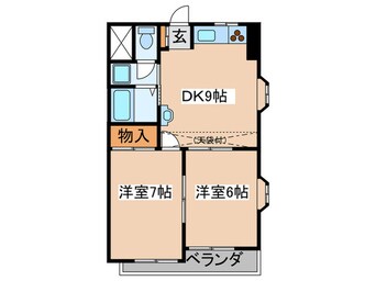 間取図 ペガサスコ－ポＰａｒｔ２
