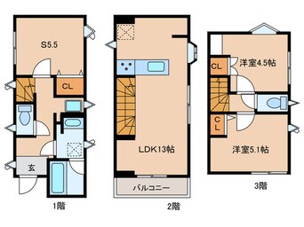 間取図 Kolet板橋本町#04