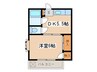 ハイツ杉山 1DKの間取り