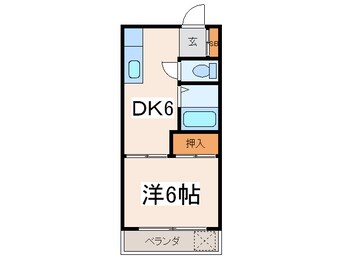 間取図 ハイツ杉山