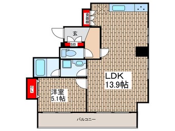 間取図 ラクラス新御徒町