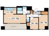 グレーシア調布（609） 2LDKの間取り