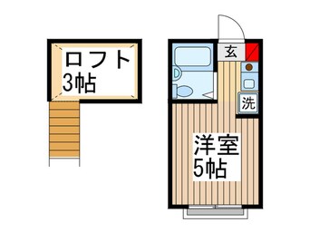 間取図 エクレ－ル２１