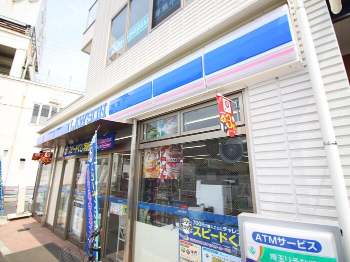 ローソン新河岸駅西口店(コンビニ)まで300m エクレ－ル２１