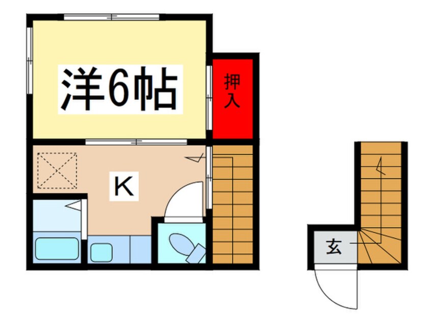 間取図 北島荘