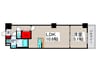 アルファコート西新井 1LDKの間取り