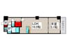 アルファコート西新井 1LDKの間取り