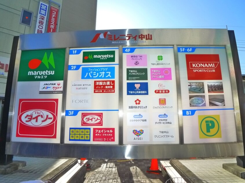 ミレニティ中山(ショッピングセンター/アウトレットモール)まで195m 仮)船橋市本中山3丁目　新築工事