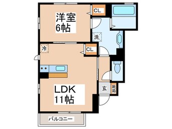 間取図 ペルーシェＢ棟