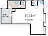 コタカビル 1Rの間取り
