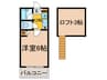 プレシャスハイツ武蔵中原Ｂ 1Kの間取り