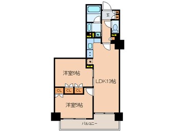 間取図 パ－クアクシス日本橋浜町