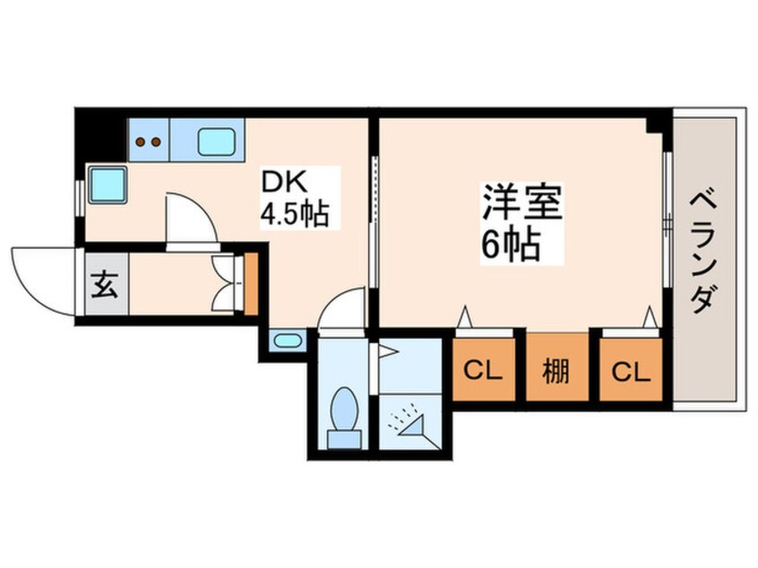 間取図 リバーサイド小澤