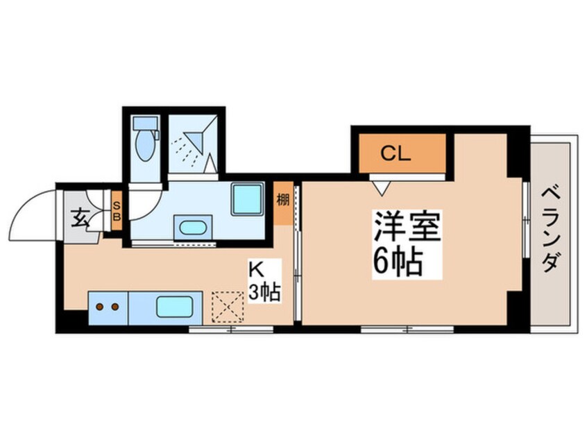 間取図 リバーサイド小澤