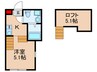 ZEN　GARDEN 　APARTMENT 1Kの間取り