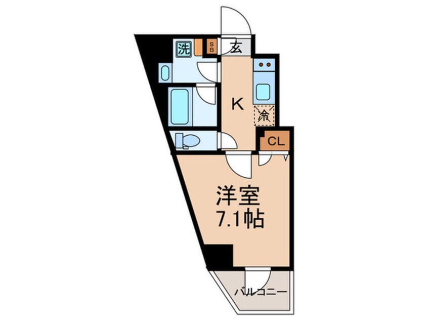 間取図 ALTERNA東池袋