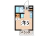 カサベルデ中村 1Rの間取り