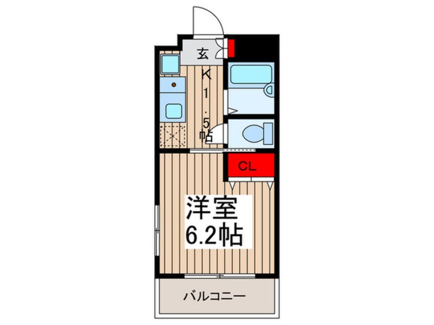 間取図 クレール和光