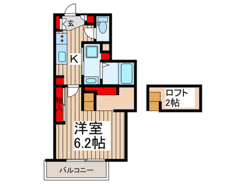 間取図 スカイルーチェ川口芝中田