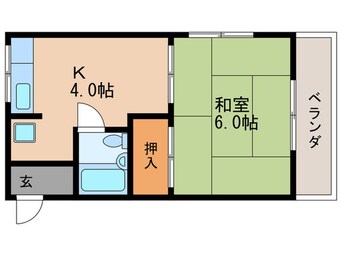 間取図 コーポ田中