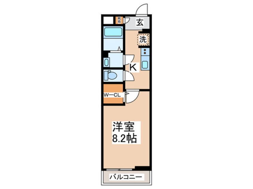 間取図 ヴィラ南大沢