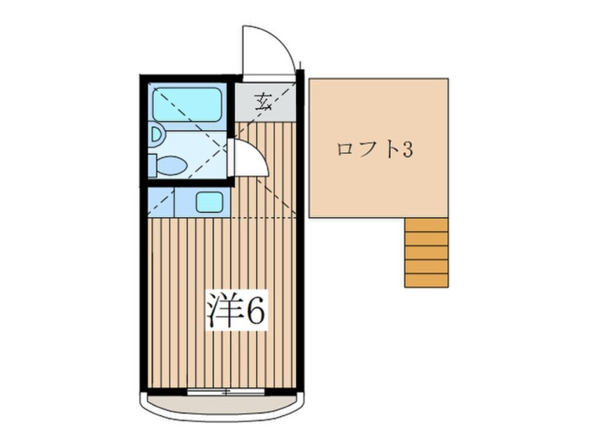 間取図 プラザ・ドゥ・モーリスＡ