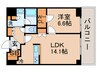 ルミレイス豊洲 1LDKの間取り