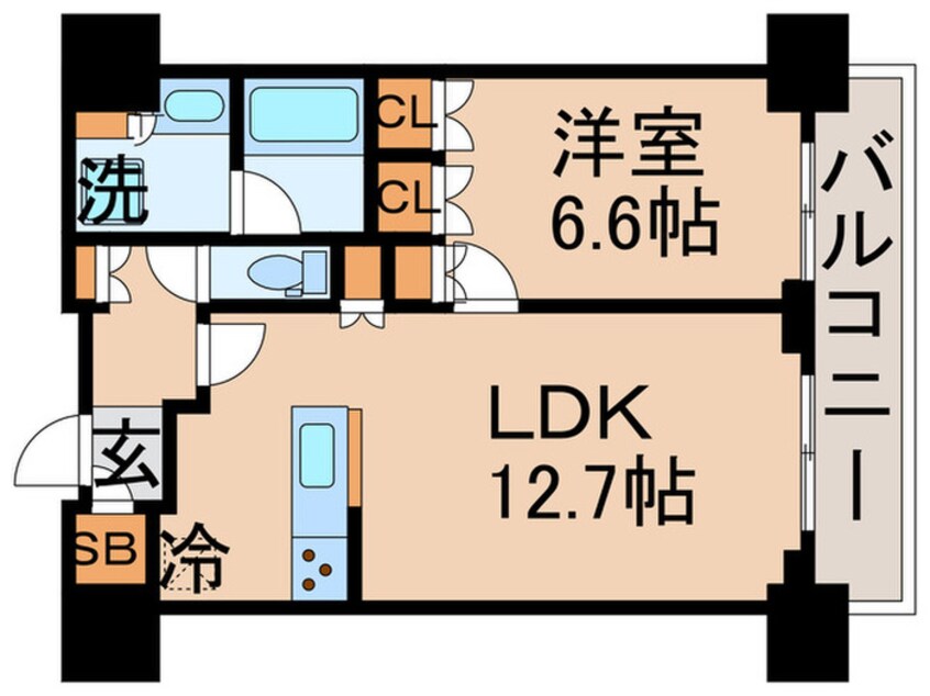 間取図 ルミレイス豊洲