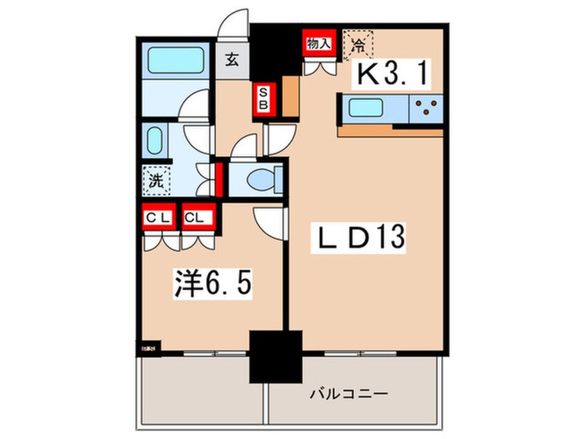 間取図 ルミレイス豊洲