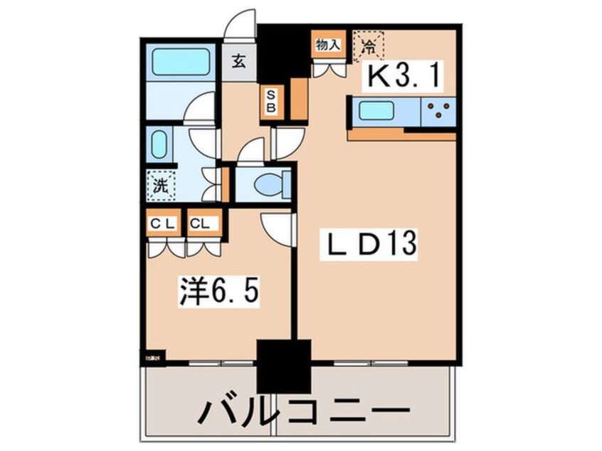 間取図 ルミレイス豊洲