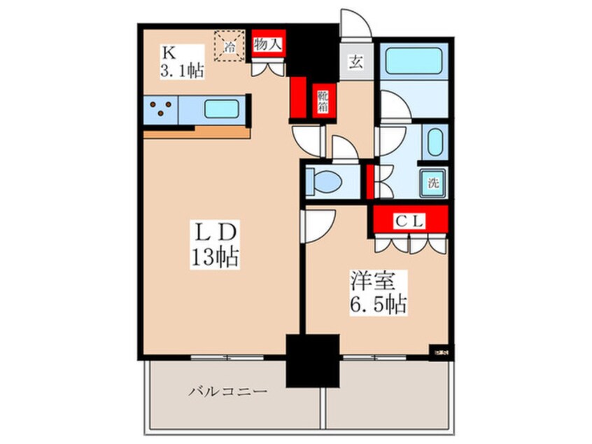 間取図 ルミレイス豊洲