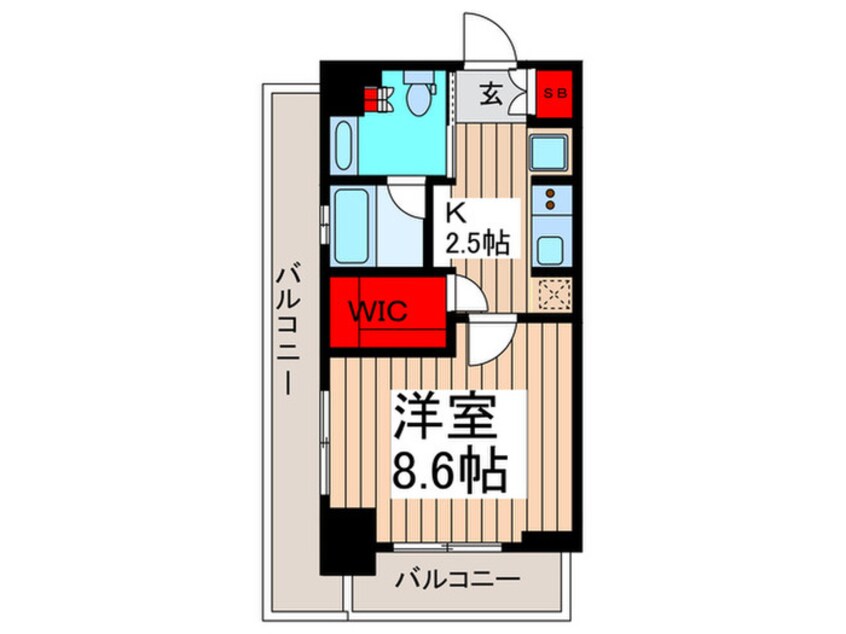 間取図 ルミレイス豊洲