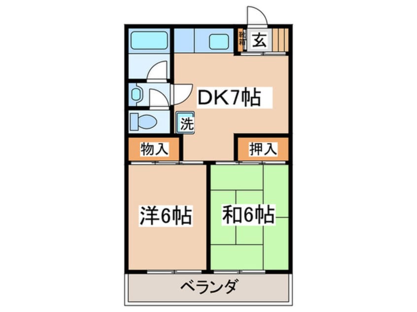 間取図 サンハイム