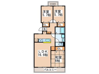 間取図 PATH藤が丘