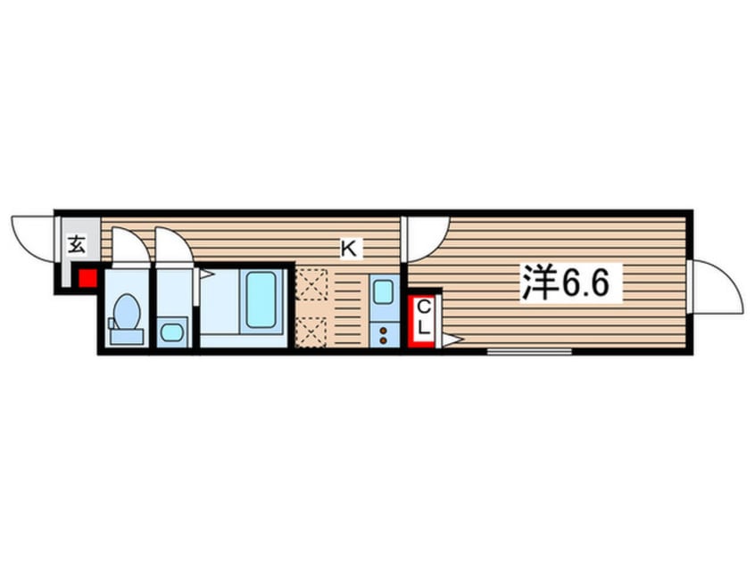 間取図 アプロ海辺