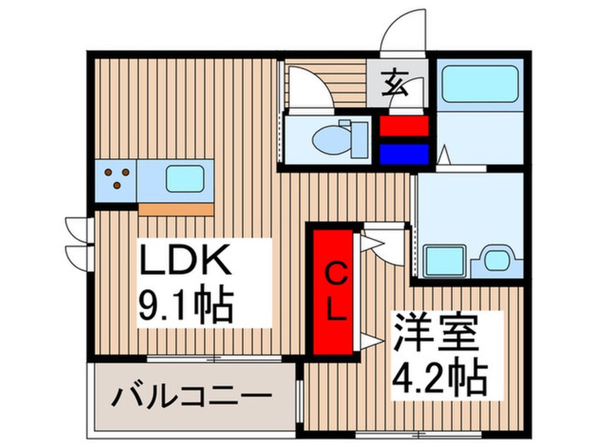 間取図 仮）メゾン・エスポワール