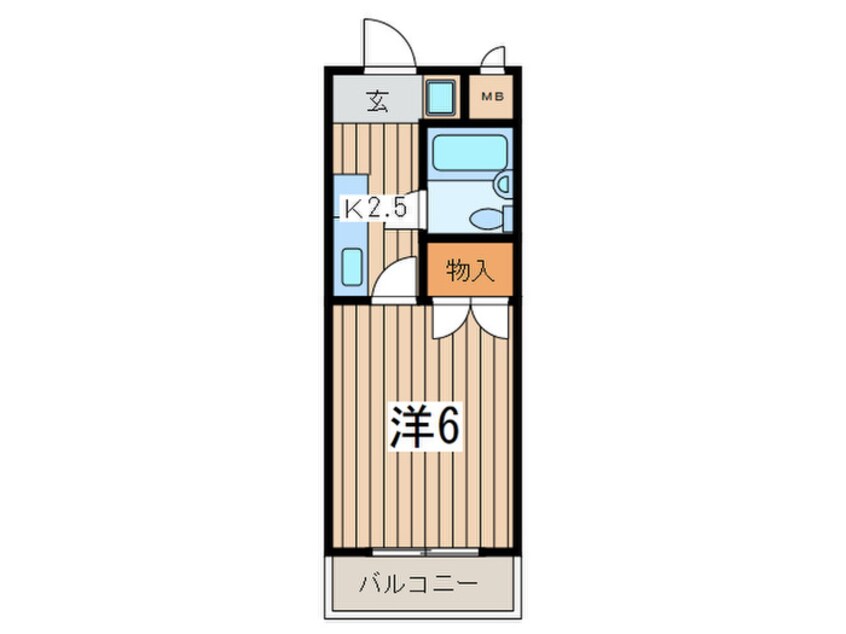 間取図 コクブマンション