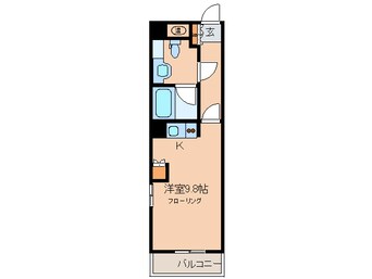 間取図 カスタリア銀座Ⅲ