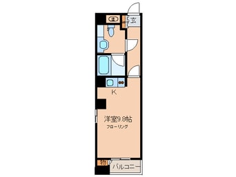 間取図 カスタリア銀座Ⅲ