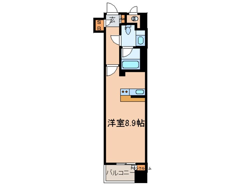 間取図 カスタリア銀座Ⅲ
